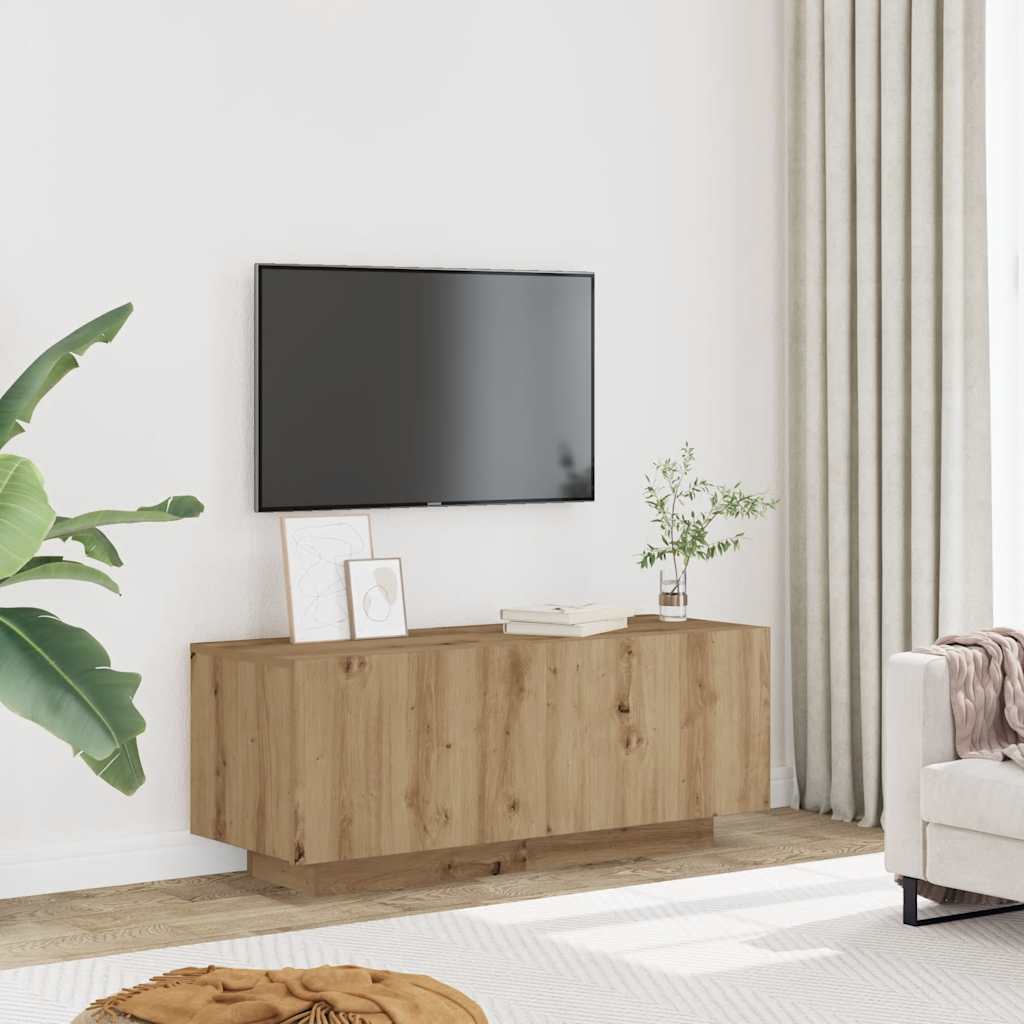 vidaXL Mueble de TV madera de ingeniería roble artisan 100x35x40 cm