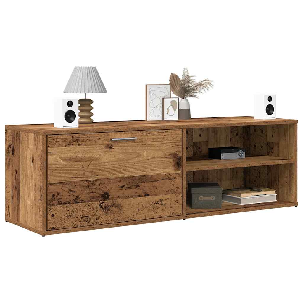 vidaXL Mueble de TV madera contrachapada envejecida 120x34x37 cm