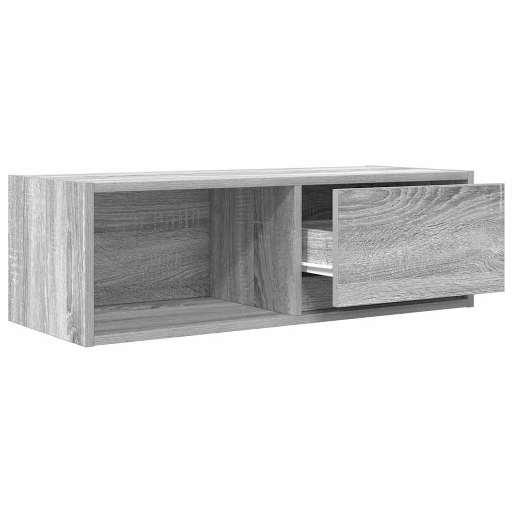 vidaXL Muebles de TV 2 uds madera ingeniería gris Sonoma 80x31x25,5 cm - Image 5