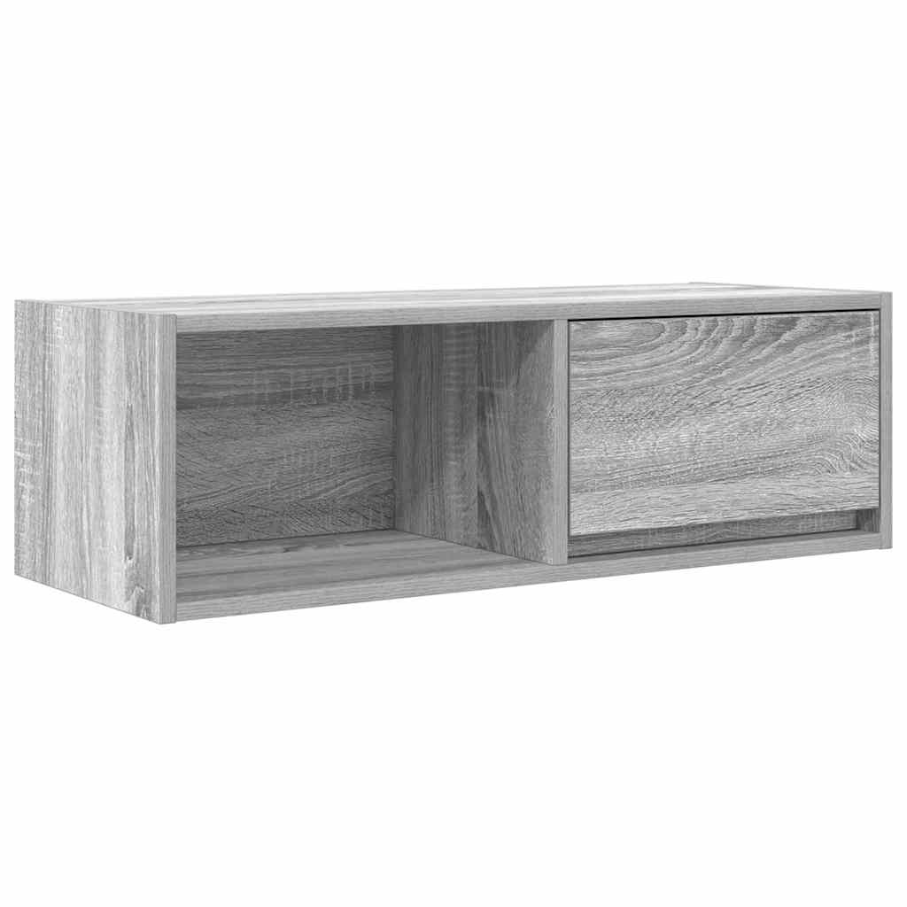 vidaXL Muebles de TV 2 uds madera ingeniería gris Sonoma 80x31x25,5 cm - Image 6