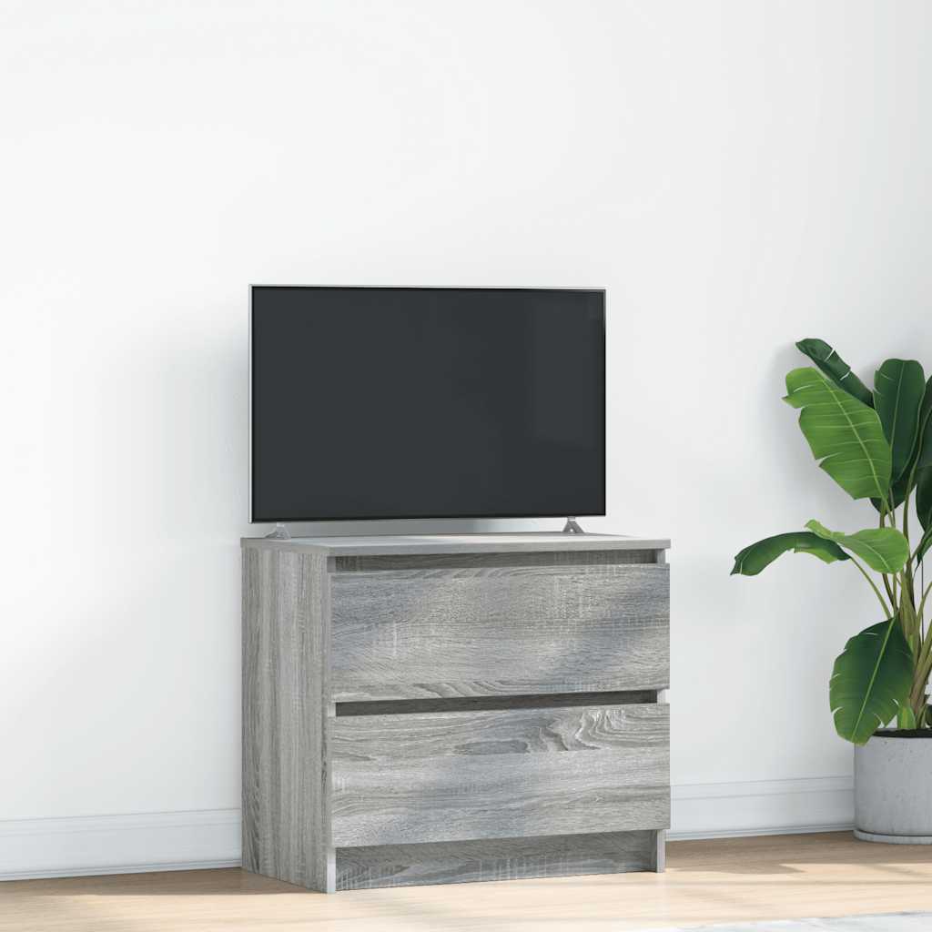 vidaXL Mueble de TV madera de ingeniería gris Sonoma 60x35x54 cm