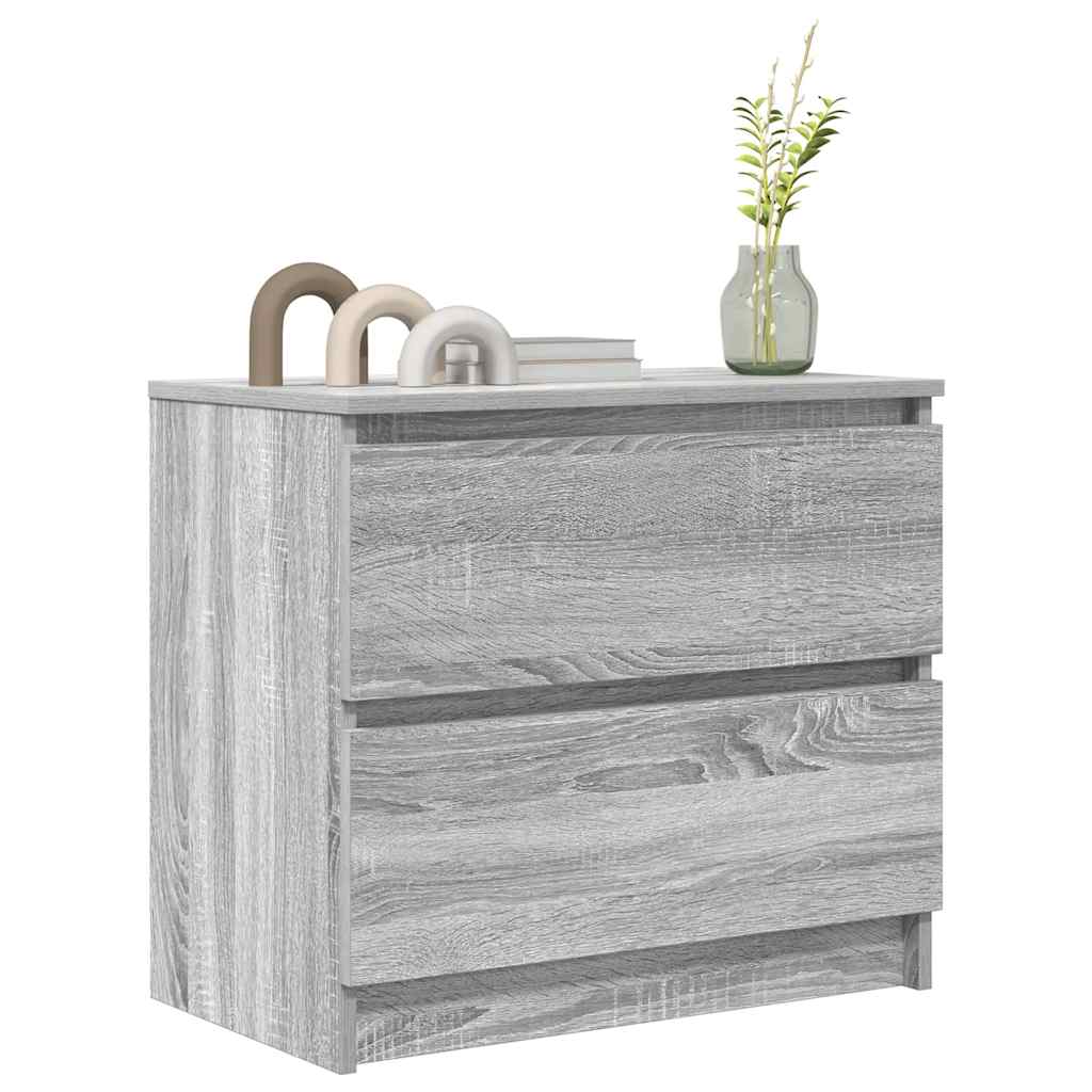 vidaXL Mueble de TV madera de ingeniería gris Sonoma 60x35x54 cm - Image 4