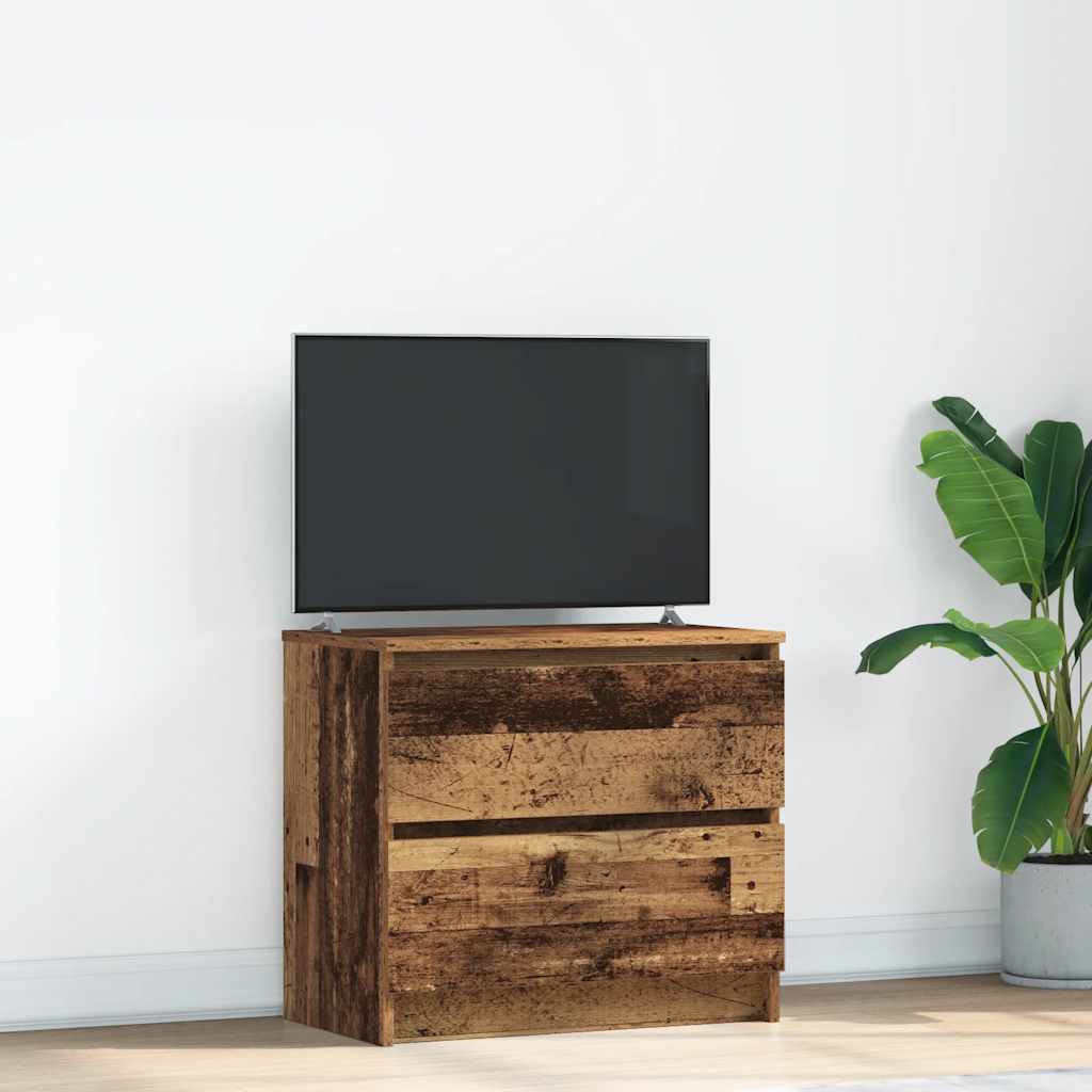 vidaXL Mueble de TV de madera antigua 60x35x54 cm Madera ingeniería