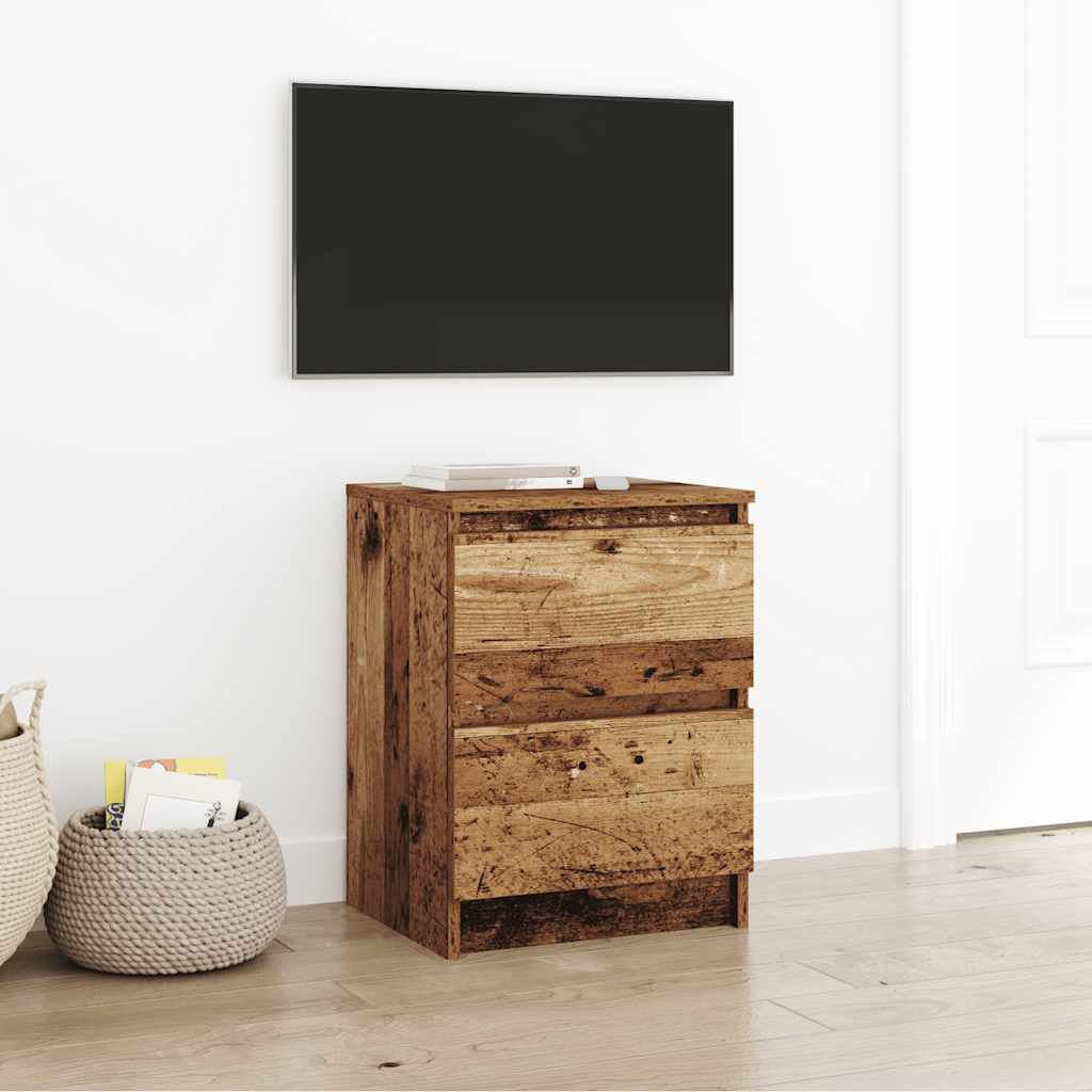 vidaXL Mueble de TV de madera antigua 40x35x54 cm Madera de ingeniería