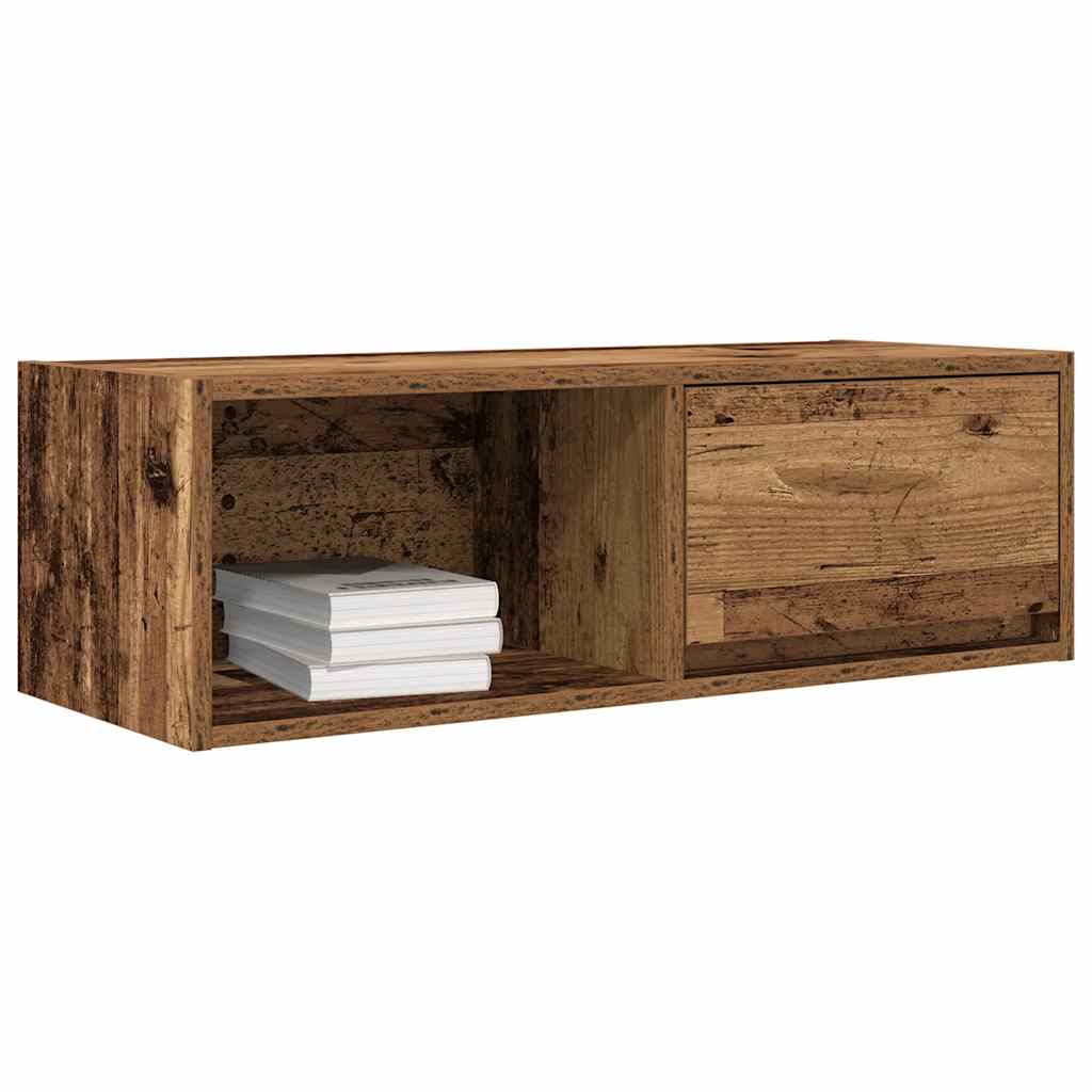 vidaXL Muebles de TV 2 uds 80x31x25,5 cm Madera ingeniería envejecida - Image 4