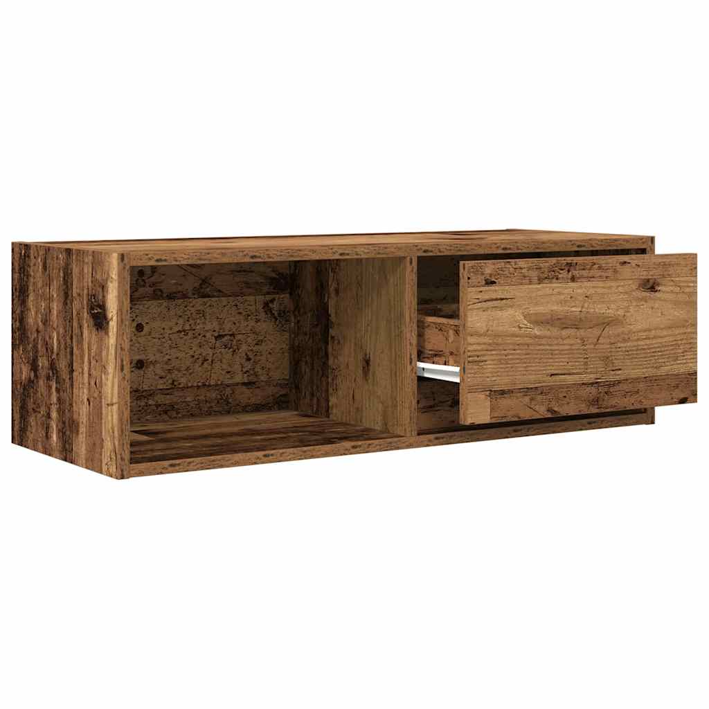 vidaXL Muebles de TV 2 uds 80x31x25,5 cm Madera ingeniería envejecida - Image 5