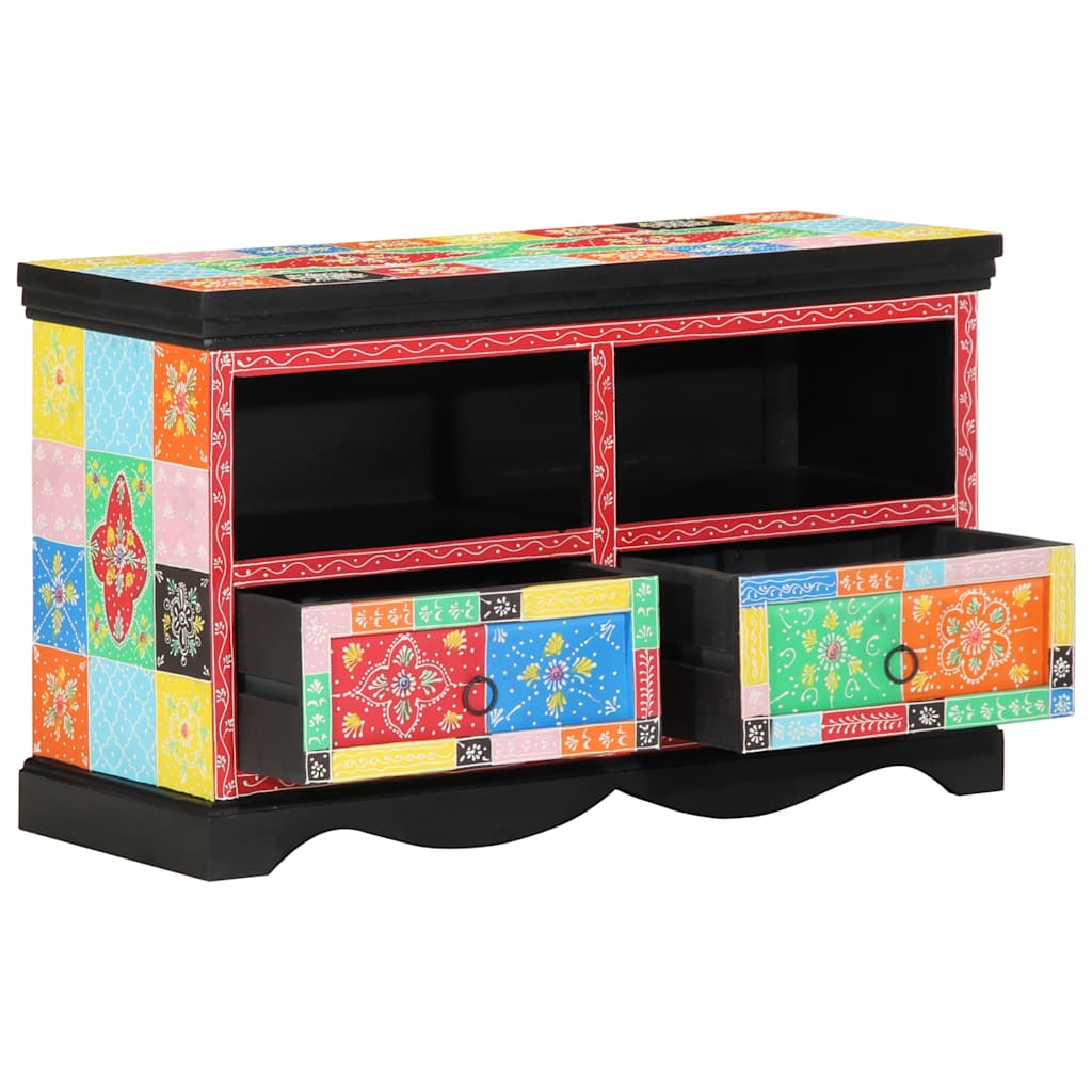 vidaXL Gabinete de TV con cajón Multicolor 80 x 35 x 50 cm