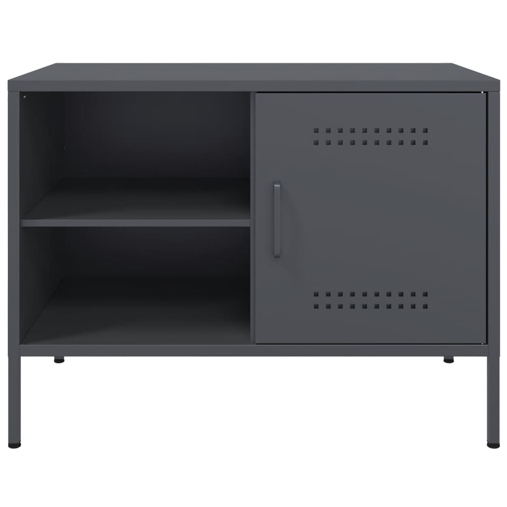 vidaXL Mueble de TV acero gris antracita 68x39x50,5 cm - Image 6