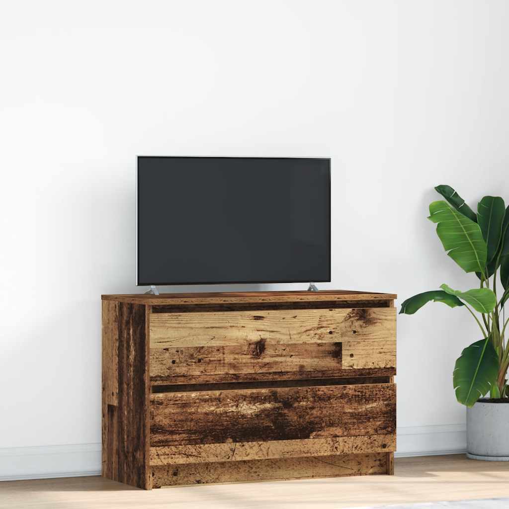 vidaXL Mueble de TV de madera antigua 80x35x54 cm Madera de ingeniería