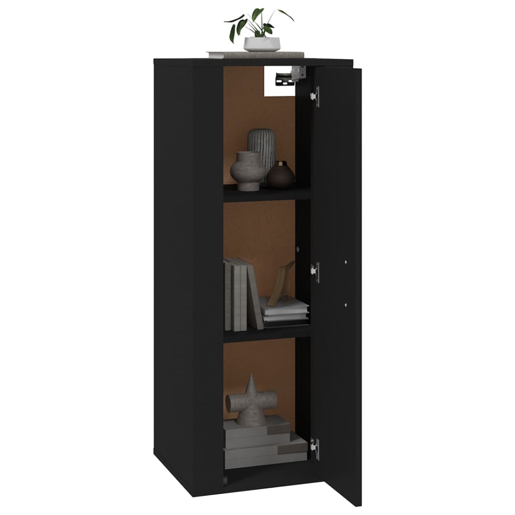 vidaXL Mueble para TV de pared negro 40x34,5x100 cm - Image 3