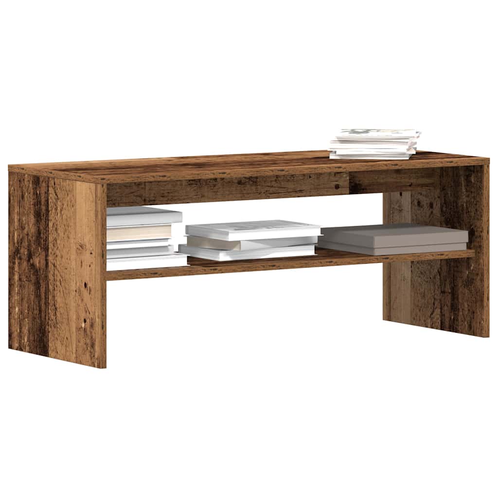 vidaXL Mueble para TV madera contrachapada madera vieja 100x40x40 cm