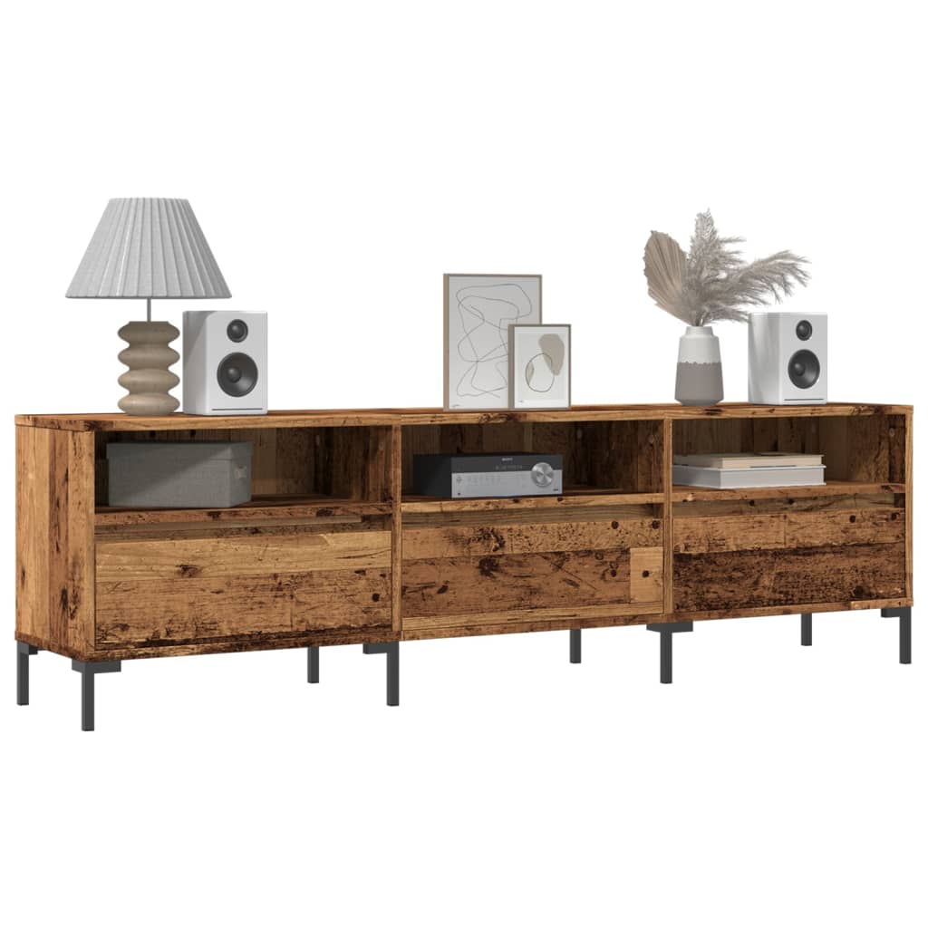 vidaXL Mueble de TV madera ingeniería madera envejecida 150x30x44,5 cm