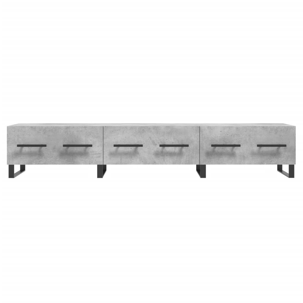 vidaXL Mueble para TV madera de ingeniería gris hormigón 150x36x30 cm - Image 5