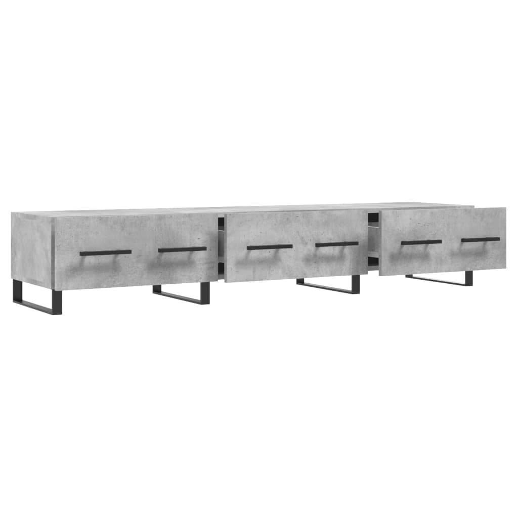 vidaXL Mueble para TV madera de ingeniería gris hormigón 150x36x30 cm - Image 6