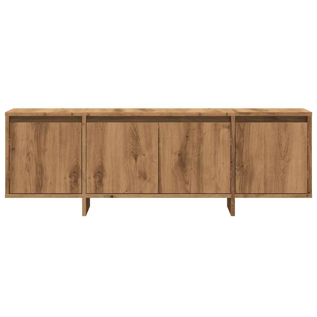 vidaXL Mueble de TV madera de ingeniería roble artisan 120x30x40,5 cm - Image 4