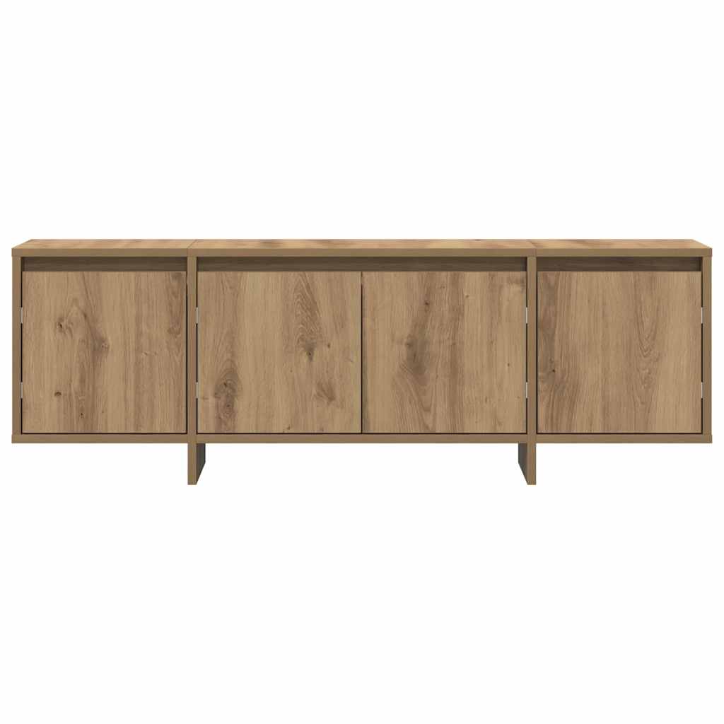 vidaXL Mueble de TV madera de ingeniería roble artisan 120x30x40,5 cm - Image 5