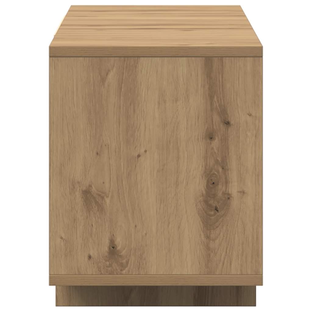 vidaXL Mueble de TV madera de ingeniería roble artisan 120x30x40,5 cm - Image 6