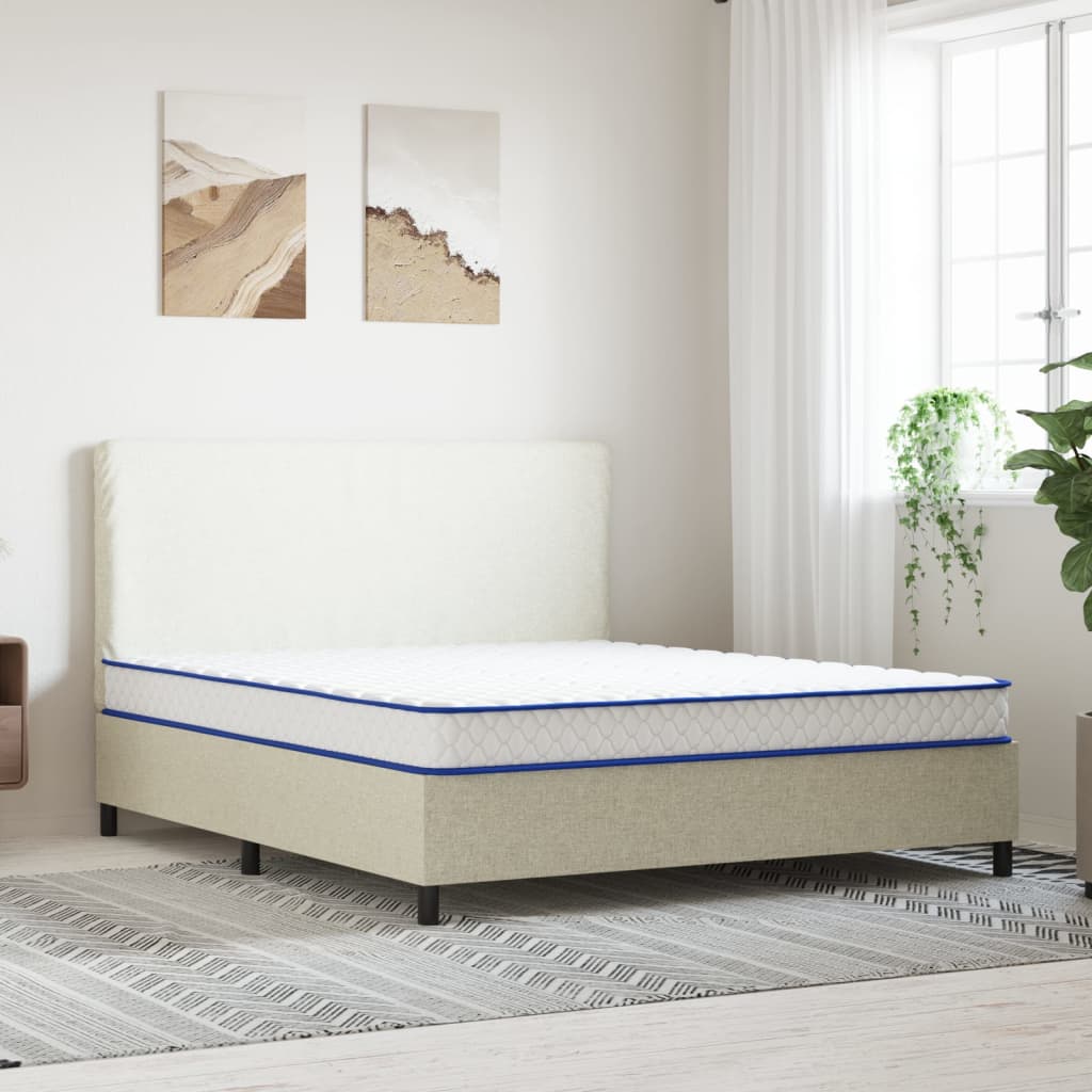 vidaXL Matelas en mousse à mémoire de forme 200 x 160 x 17 cm doux