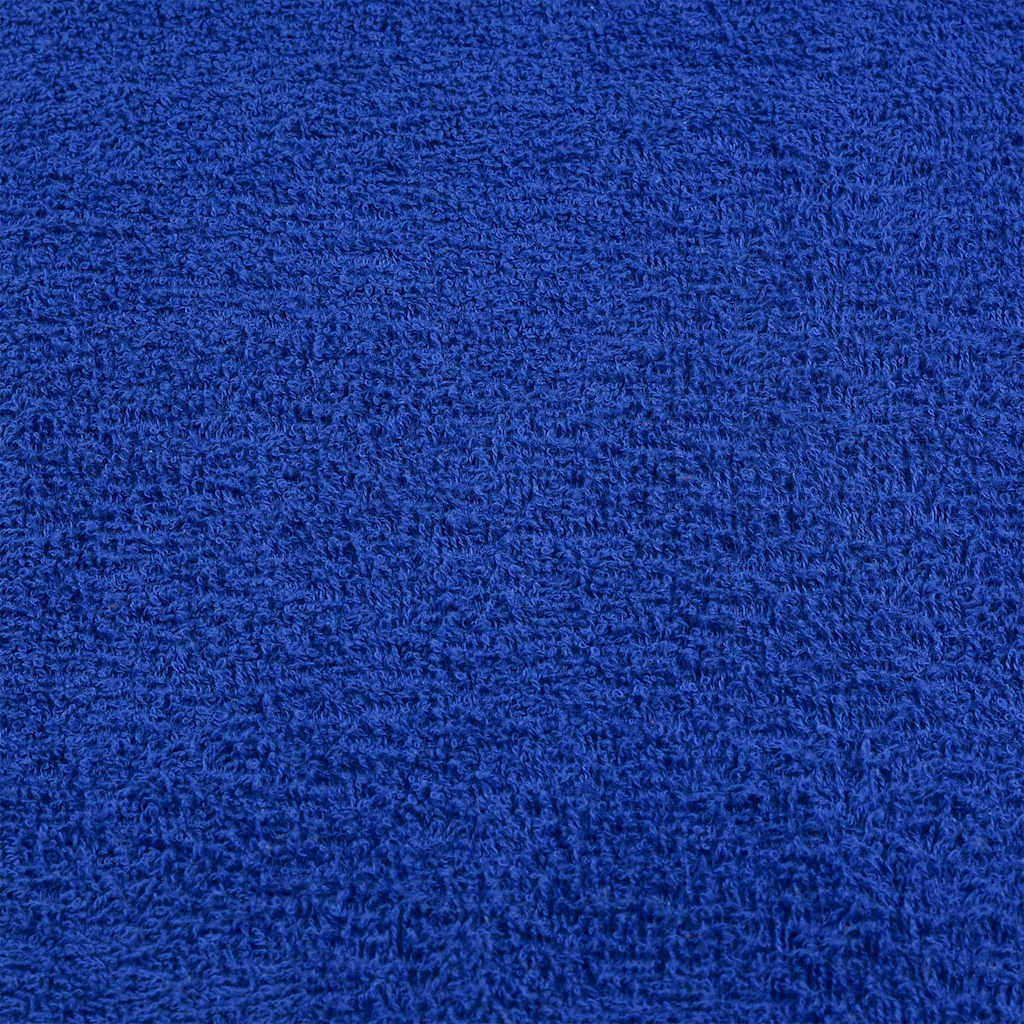 vidaXL Serviettes de sauna 4 pcs bleu 80x200 cm 360 g/m² 100% coton - Image 5