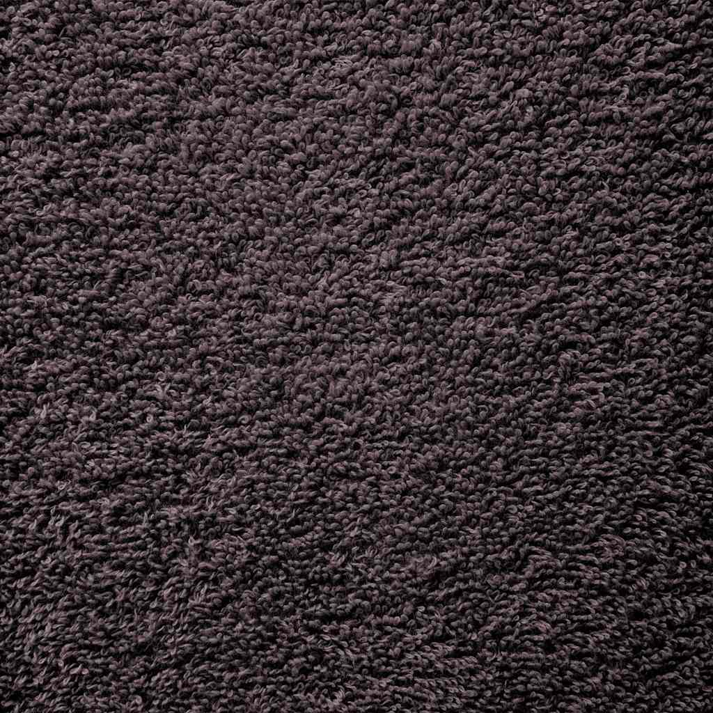 vidaXL Serviettes de bain 25 pcs anthracite 100x150 cm 100% coton - Image 5