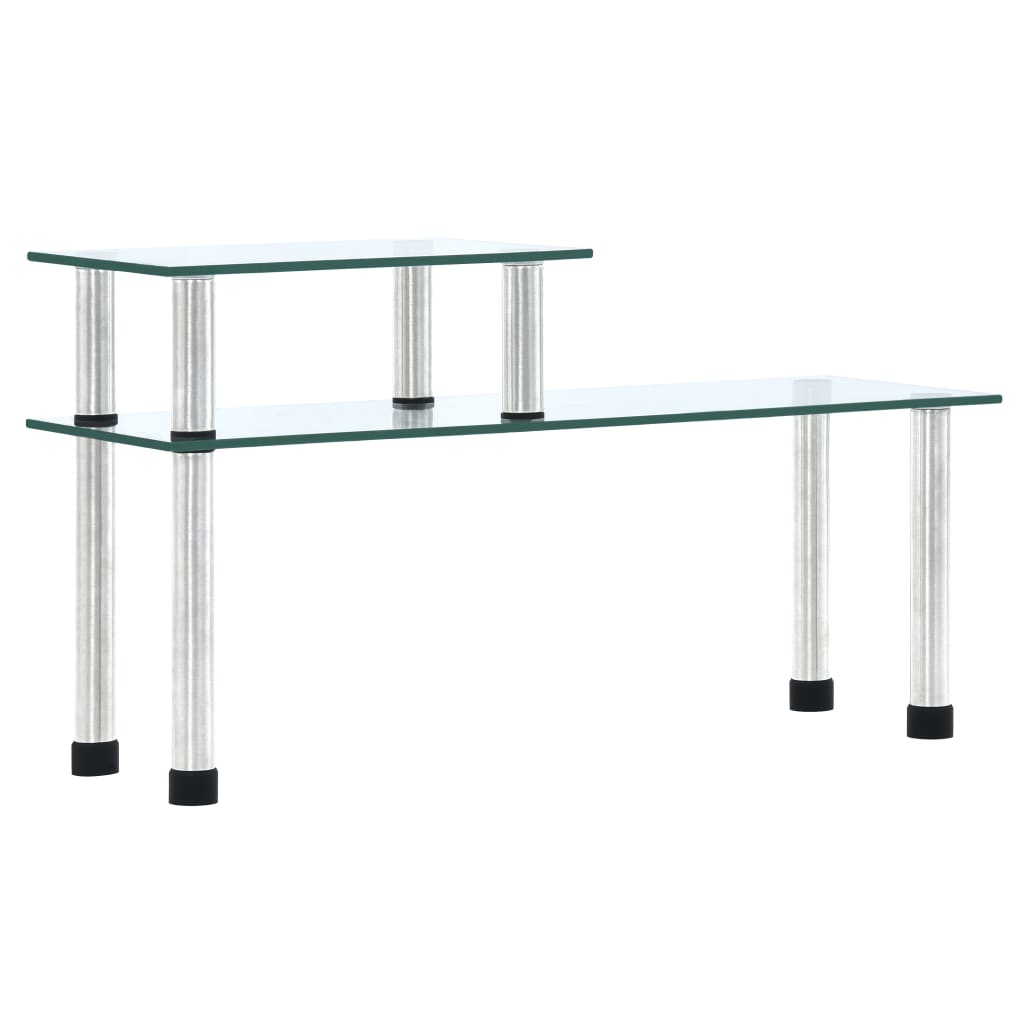 vidaXL Étagère de cuisine Transparent 45x16x26 cm Verre trempé
