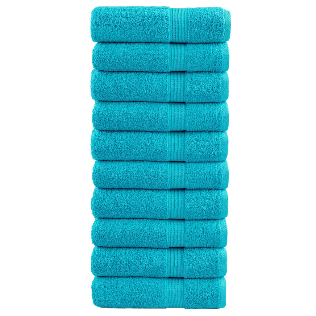 vidaXL Serviettes de bain de qualité supérieure SOLUND 10 pcs 600g/m²
