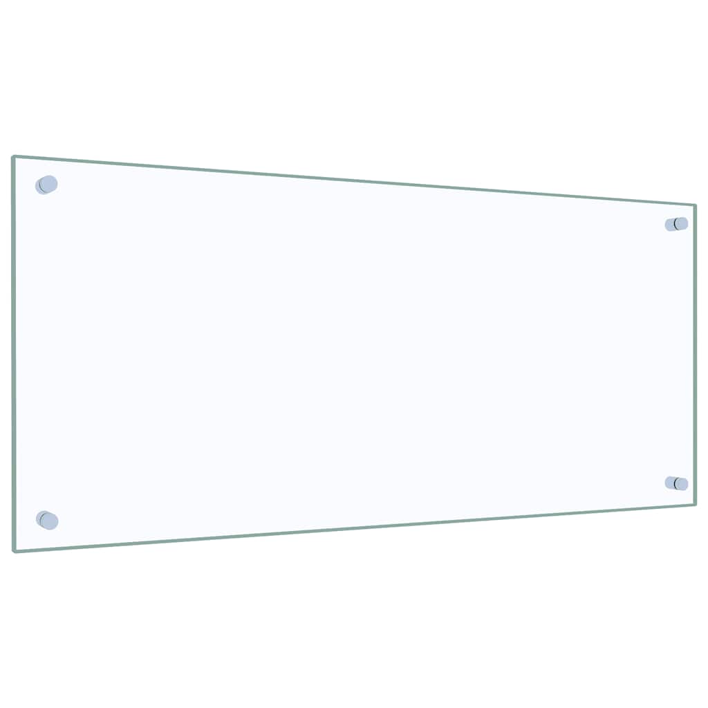 vidaXL Dosseret de cuisine Transparent 90 x 40 cm Verre trempé - Image 5