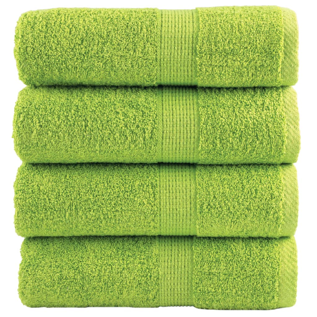 vidaXL Serviettes d'invité de qualité supérieure SOLUND 4 pcs