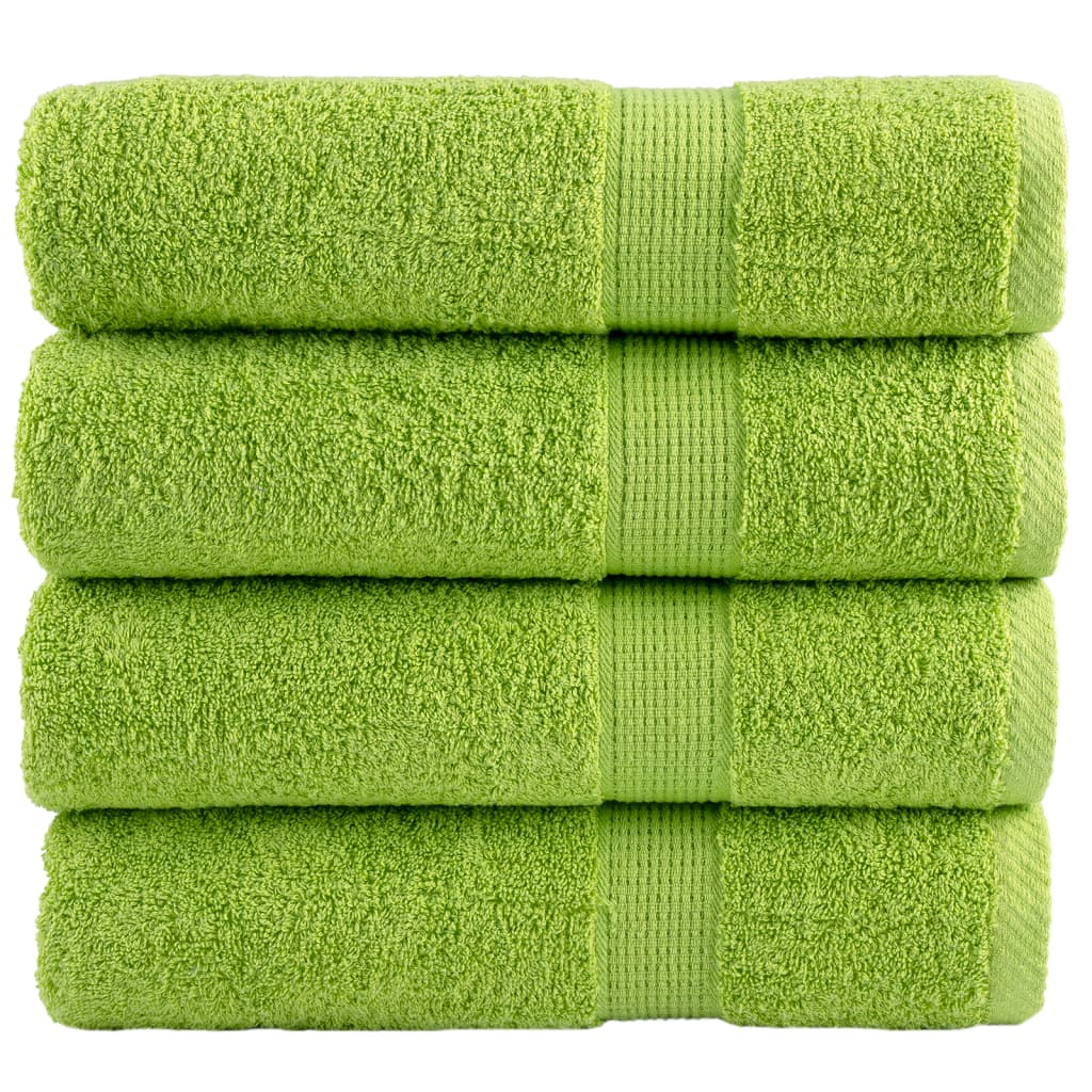 vidaXL Serviettes de bain de qualité supérieure SOLUND 4 pcs 600g/m²