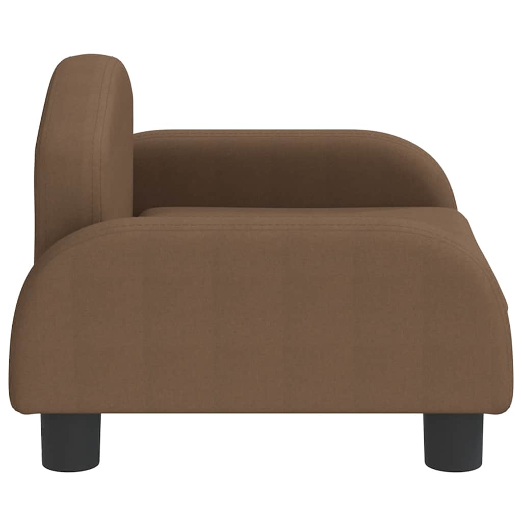 vidaXL Lit pour chien marron 50x40x30 cm tissu - Image 4