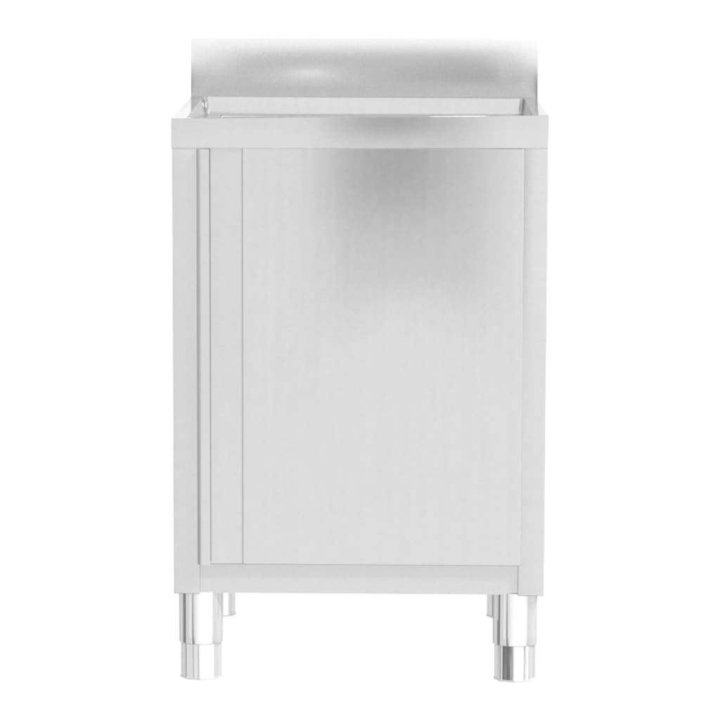 vidaXL Armoires de cuisine commerciales 2 pièces en acier inoxydable - Image 5