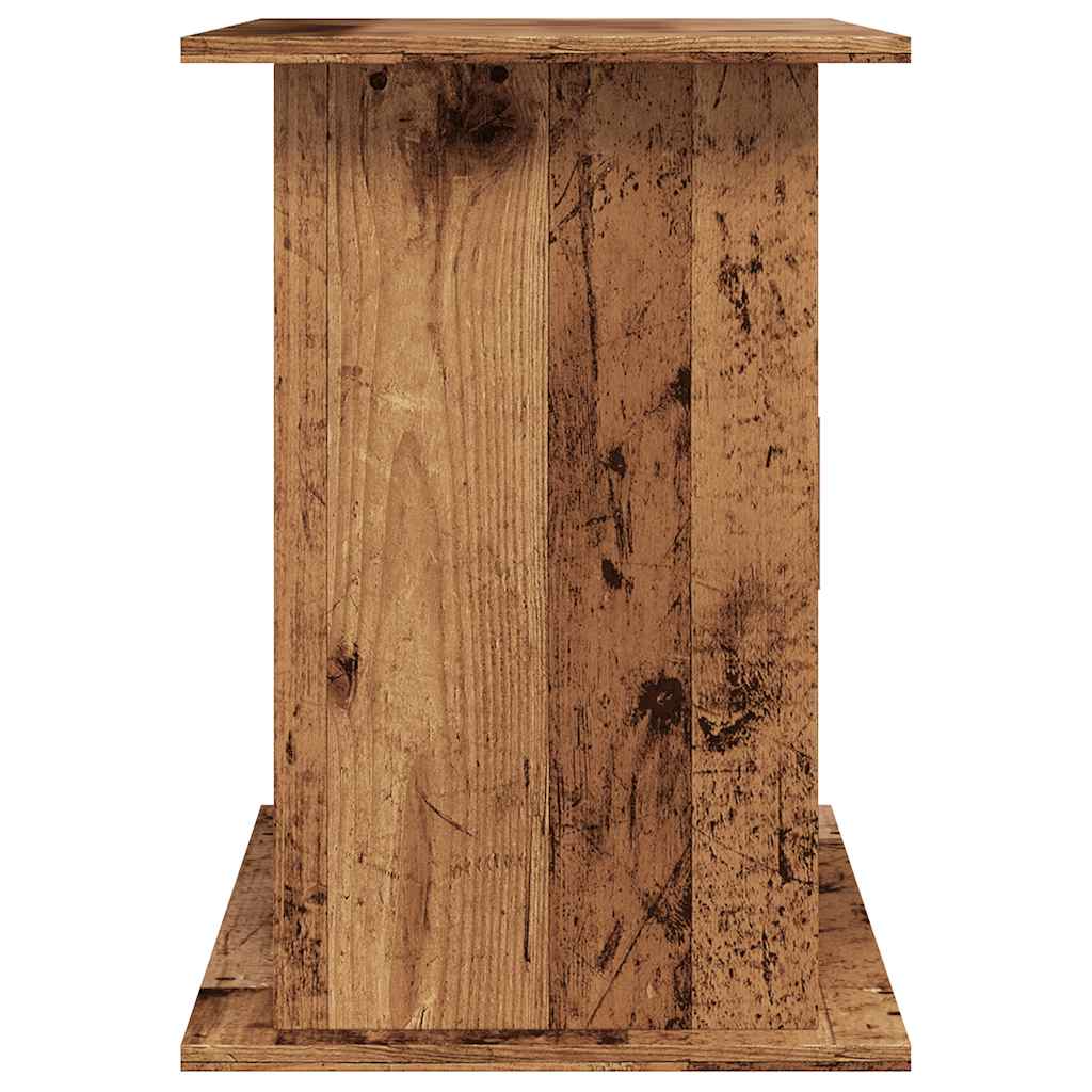 vidaXL Support pour aquarium vieux bois 101x41x58 cm bois d'ingénierie - Image 5