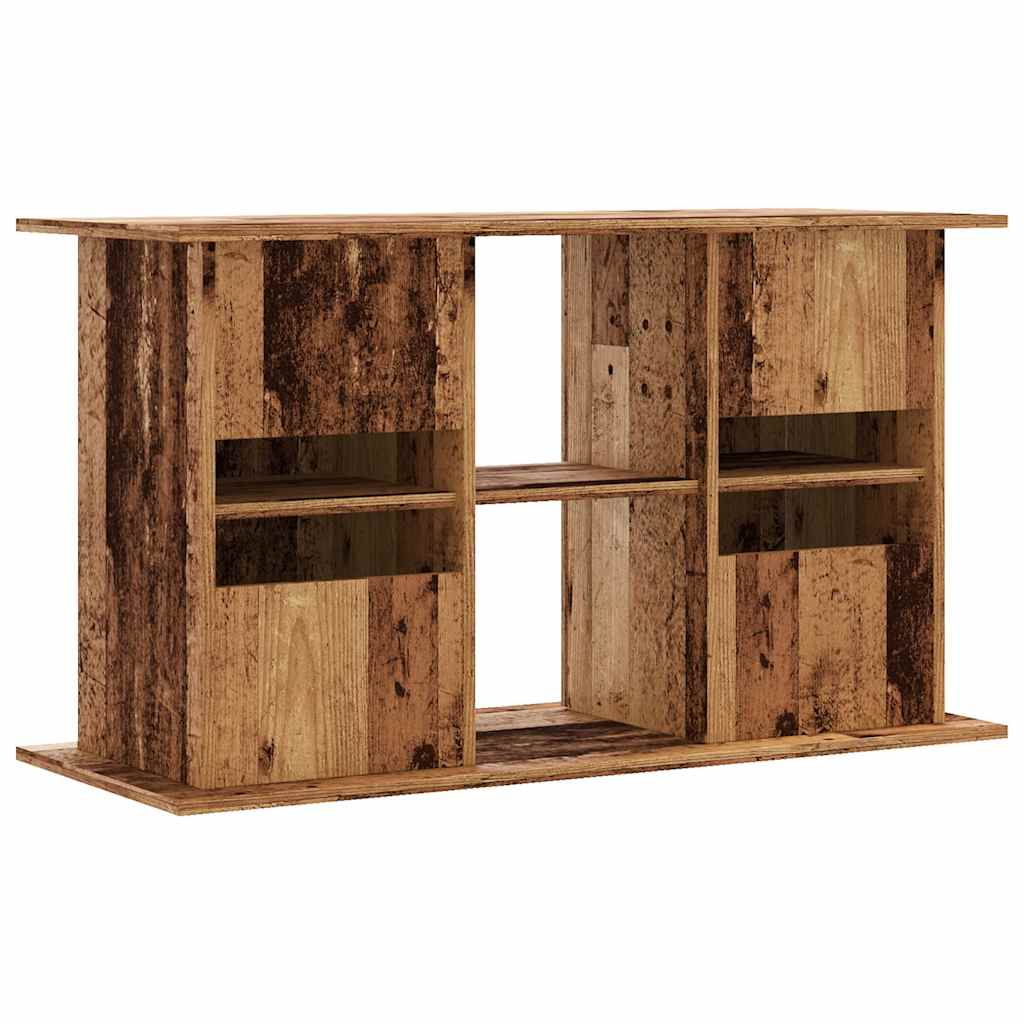 vidaXL Support pour aquarium vieux bois 101x41x58 cm bois d'ingénierie - Image 6