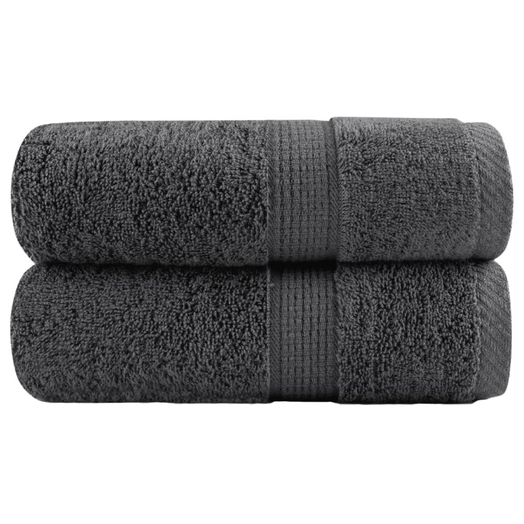 vidaXL Serviettes d'invité de qualité supérieure SOLUND 2 pcs 600 g/m²