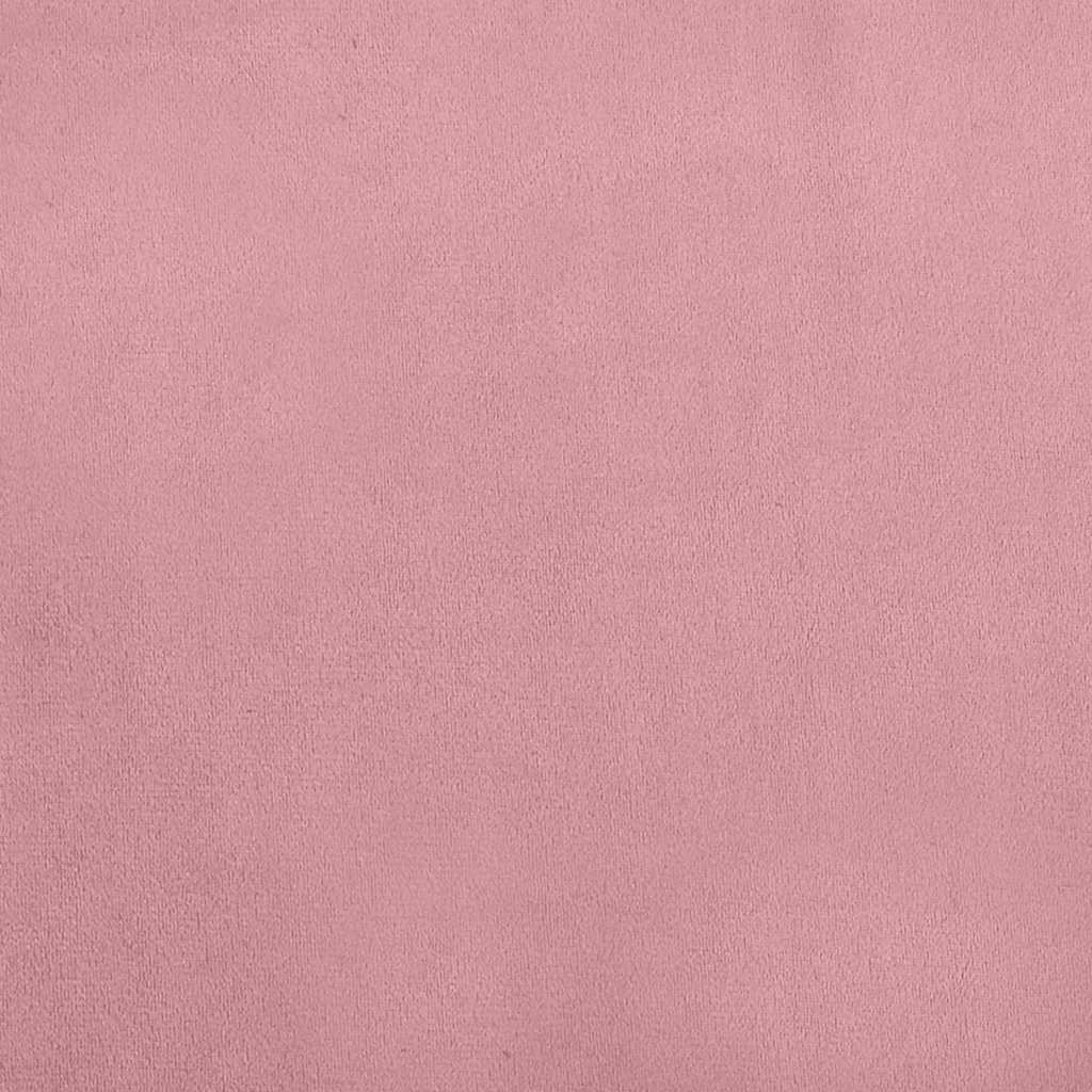 vidaXL Lit pour chien rose 80x45x30 cm velours - Image 6
