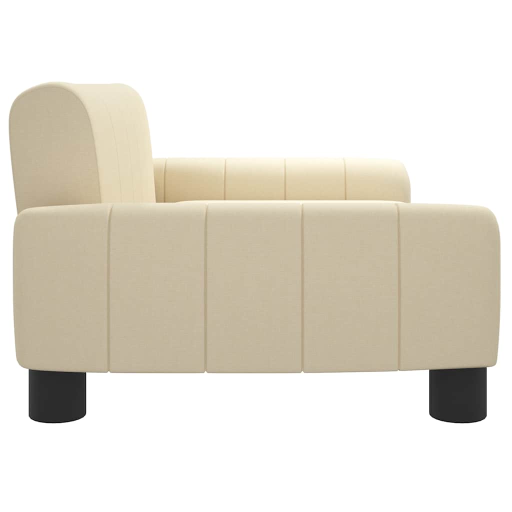 vidaXL Lit pour chien crème 70x45x30 cm tissu - Image 4