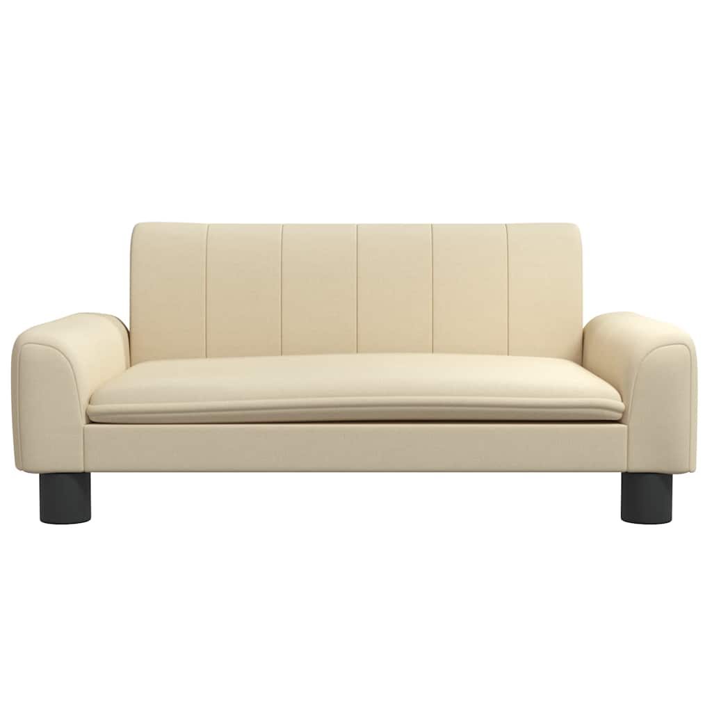 vidaXL Lit pour chien crème 70x45x30 cm tissu - Image 3