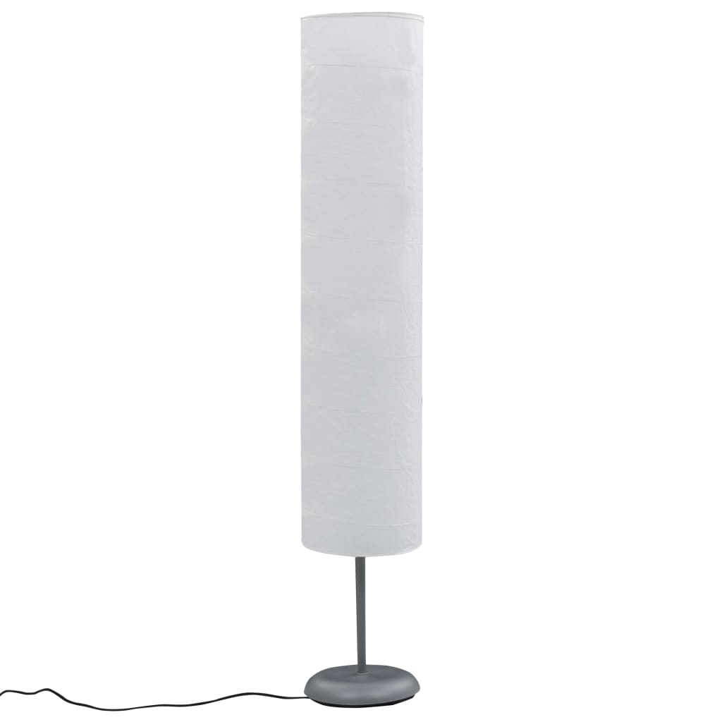 vidaXL Lampadaire avec support 121 cm Blanc E27 - Image 3