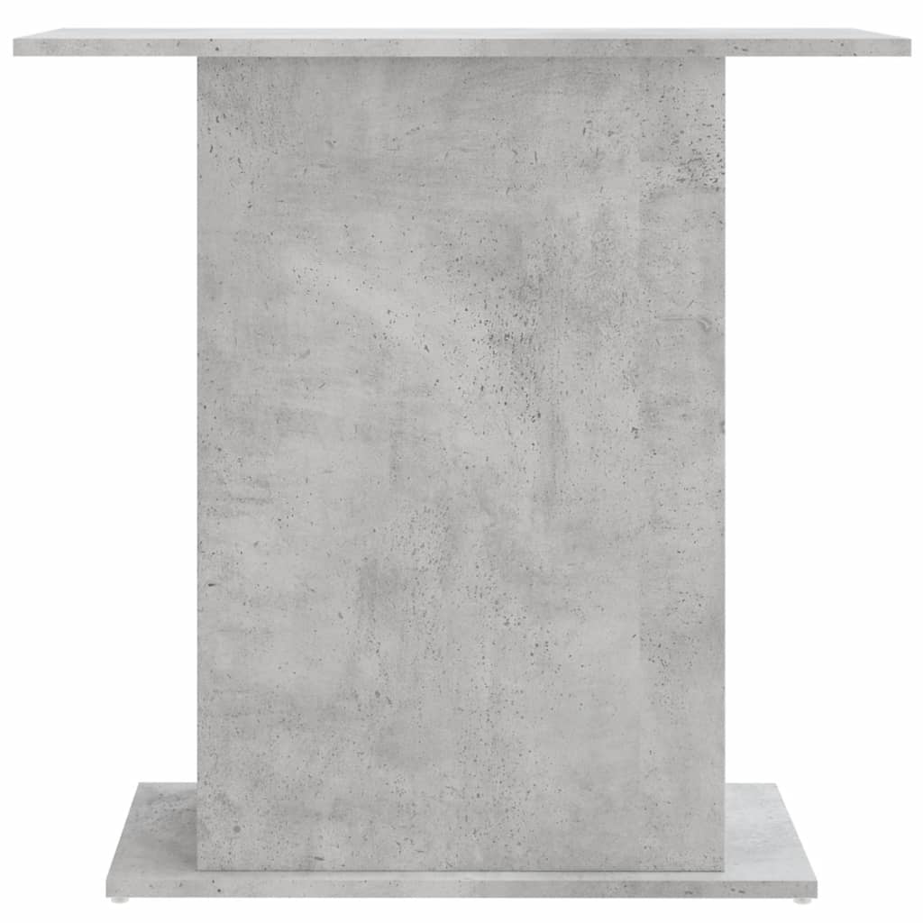 vidaXL Support pour aquarium gris béton 75x36x72,5cm bois d'ingénierie - Image 4