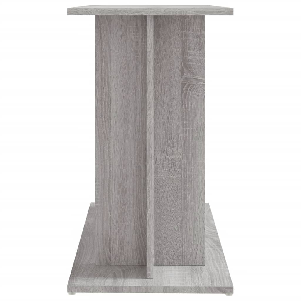vidaXL Support d'aquarium Gris Sonoma 80x35x60 cm Bois d'ingénierie - Image 5