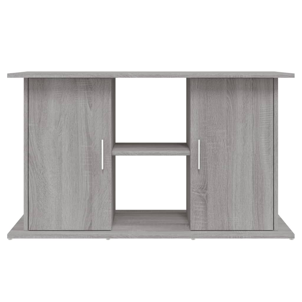 vidaXL Support pour aquarium sonoma gris 101x41x58cm bois d'ingénierie - Image 5