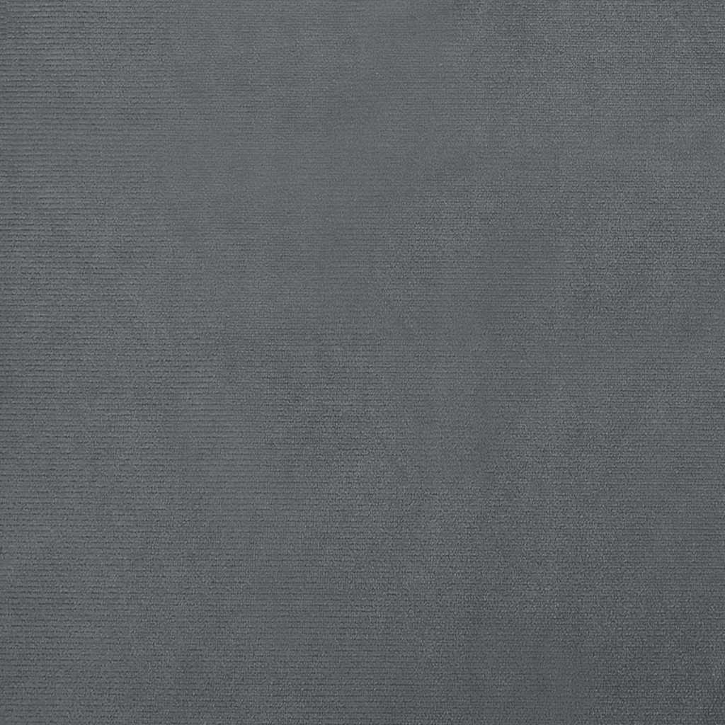 vidaXL Lit pour chien gris foncé 50x40x26,5 cm velours - Image 6