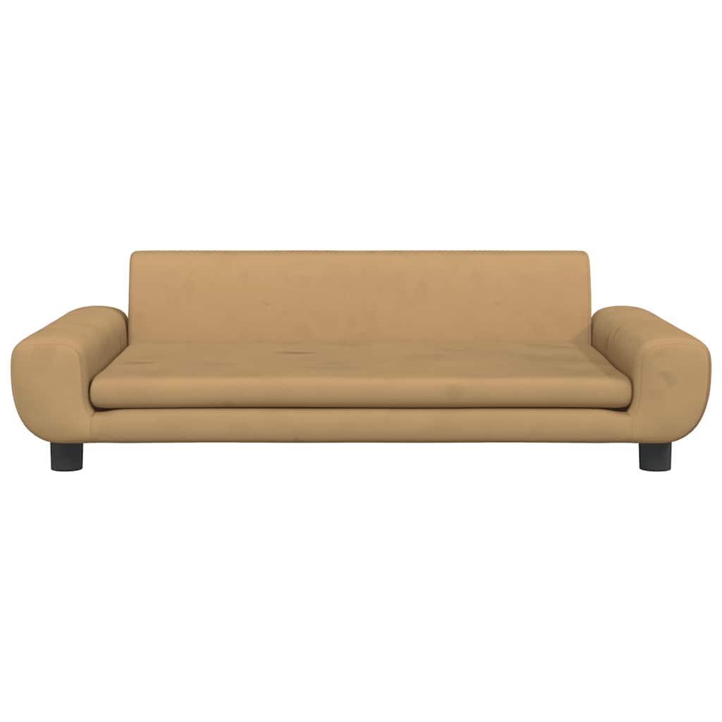 vidaXL Lit pour chien marron 100x54x33 cm velours - Image 3