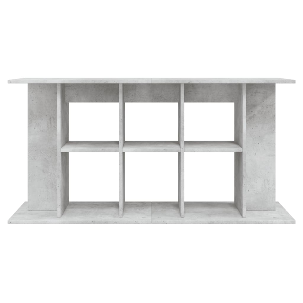 vidaXL Support d'aquarium en béton gris 120 x 40 x 60 cm Bois d'ingénierie - Image 4