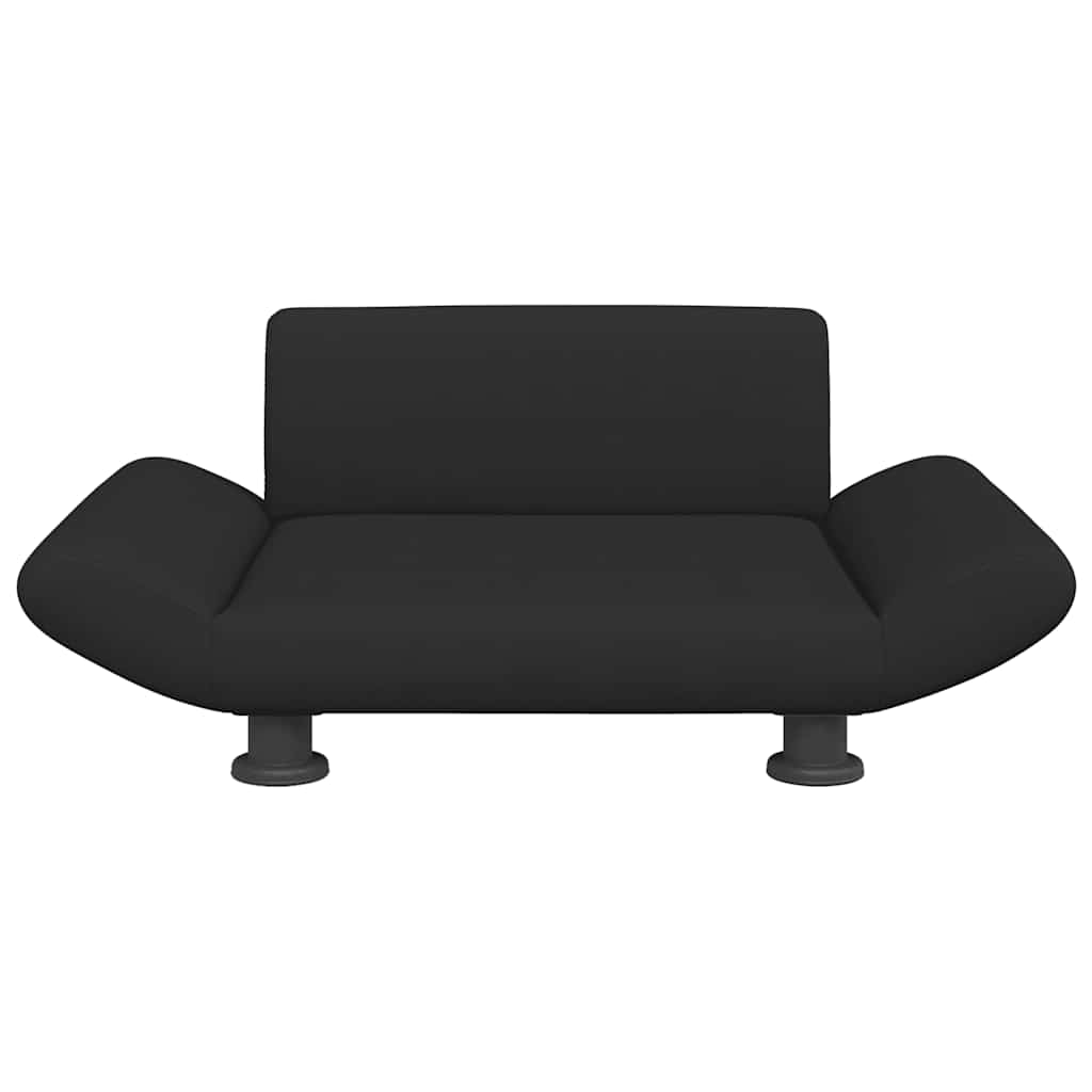 vidaXL Lit pour chien noir 70x45x28 cm tissu - Image 3