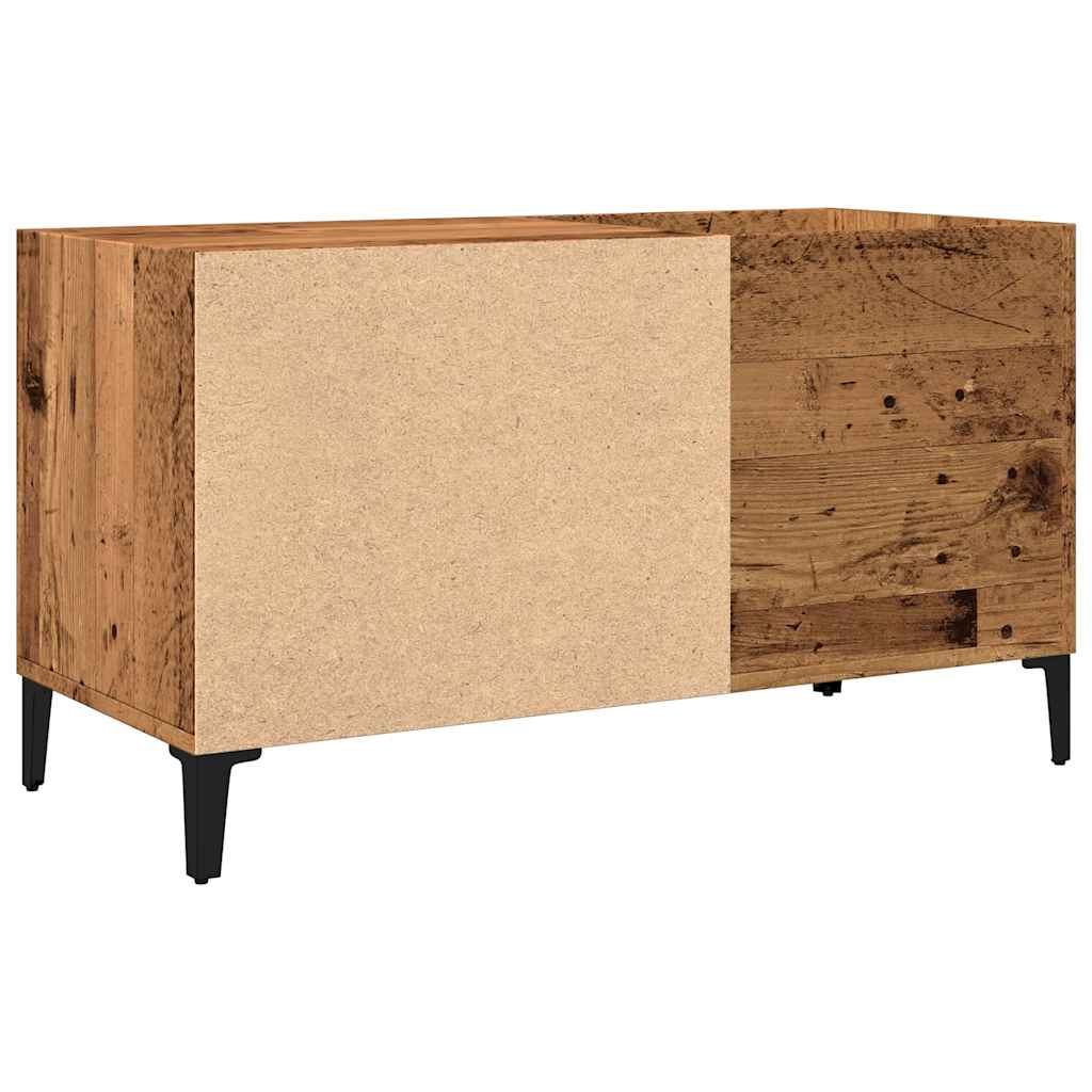vidaXL Mueble para discos madera ingeniería envejecida 84,5x38x48 cm - Image 6