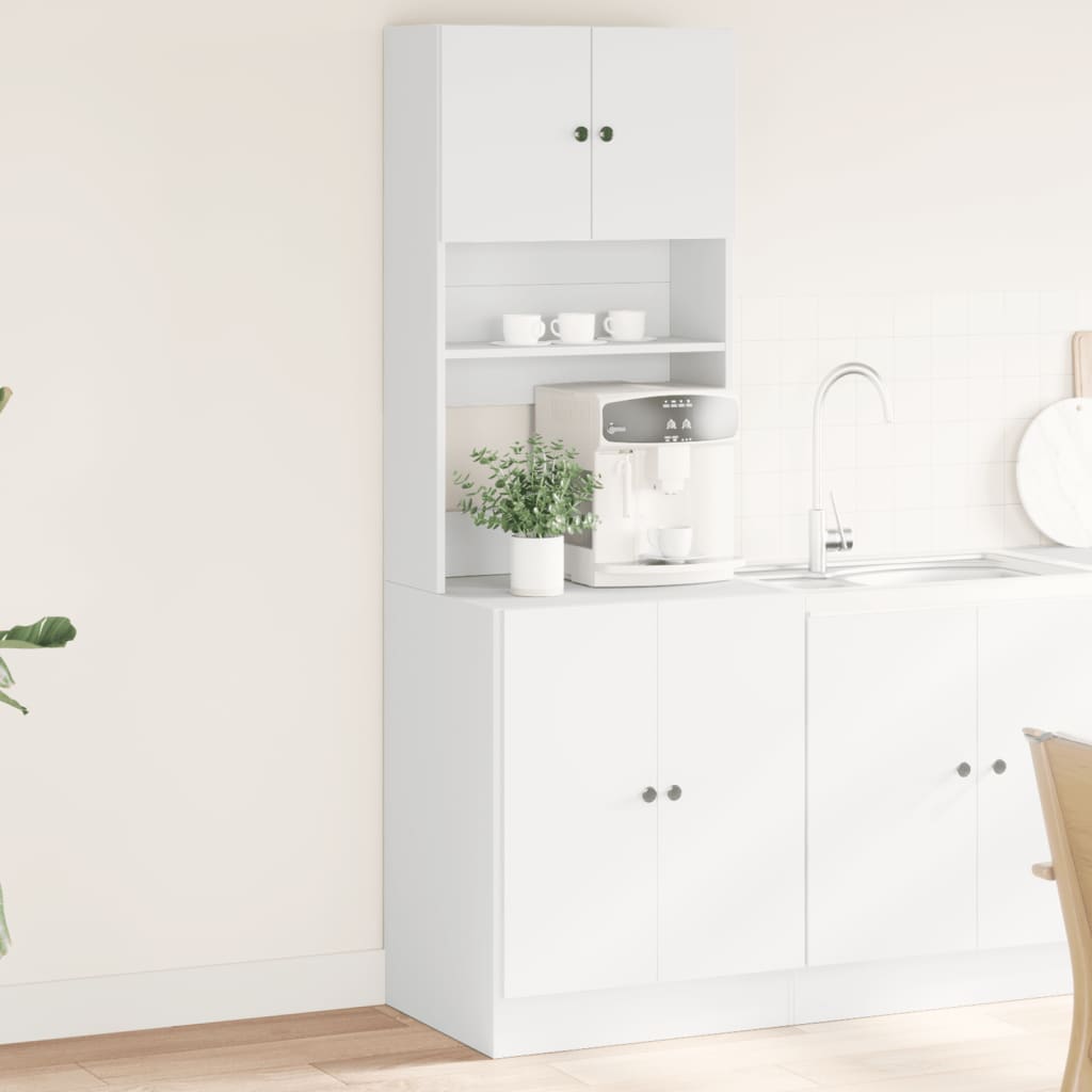 vidaXL Mueble de cocina madera de ingeniería blanco 60x50x180 cm