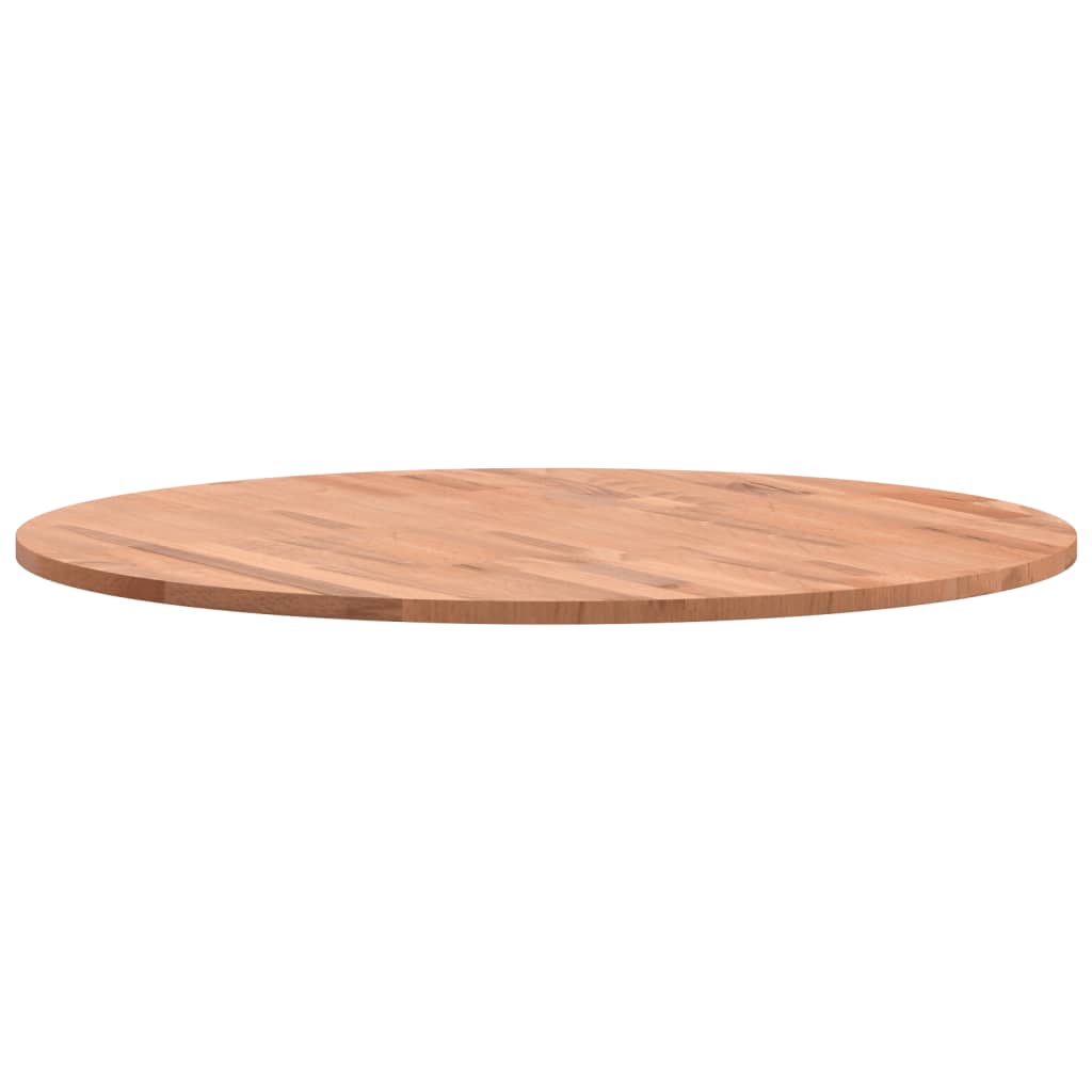 vidaXL Tablero redondo de madera maciza de haya Ø70x1,5 cm - Image 6