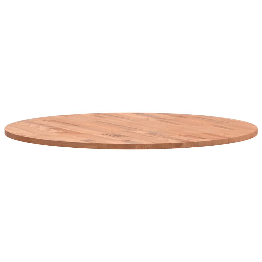 vidaXL Tablero redondo de madera maciza de haya Ø70x1,5 cm - Image 5