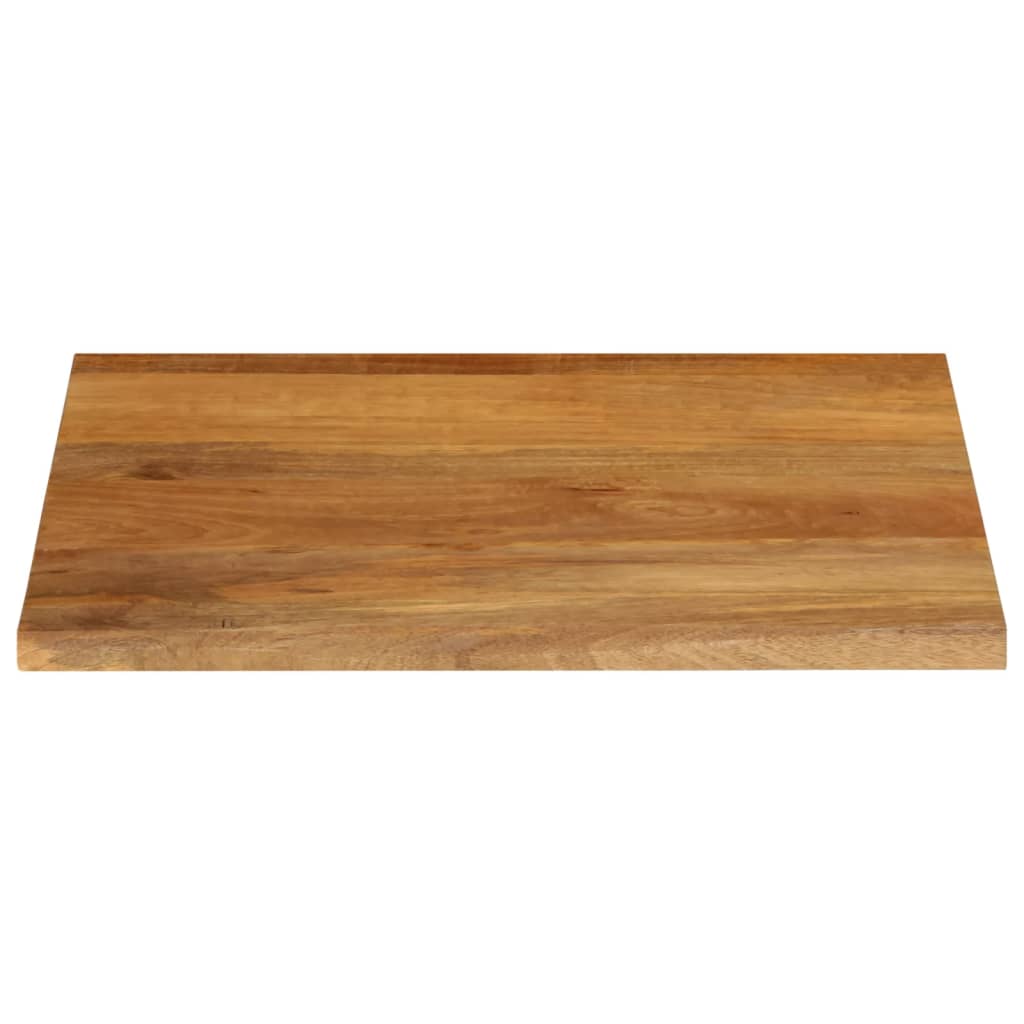 vidaXL Tablero de mesa borde natural madera maciza mango 40x40x2,5 cm - Image 3